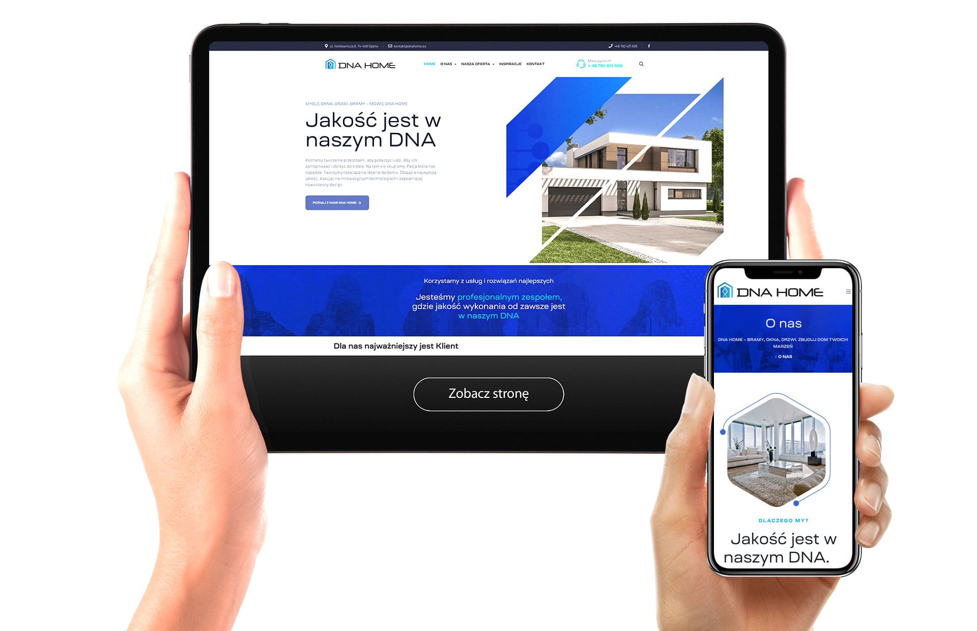 Strona internetowa premium DNA Home